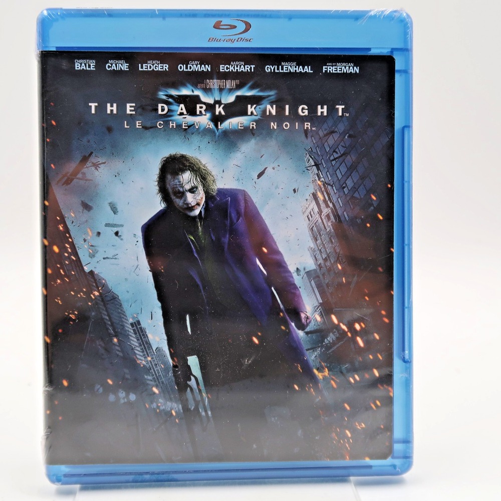 The Dark Knight Blu-ray 2008 Christian Bale Heath Ledger Michael Caine Batman